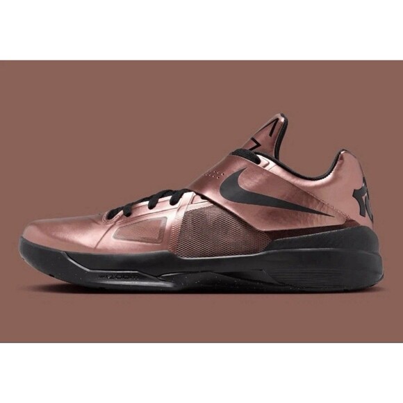 Nike Zoom KD 4 IV Metallic Copper Black Christmas Sneaker FZ5913-800 Men Sz 8 main image 6